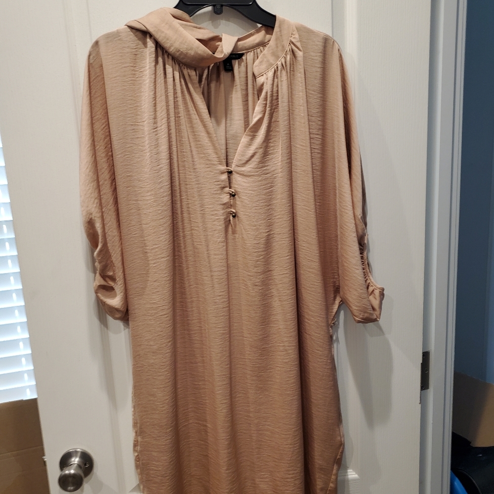NWOT Champagne colored dress! Perfect for a night on the town!